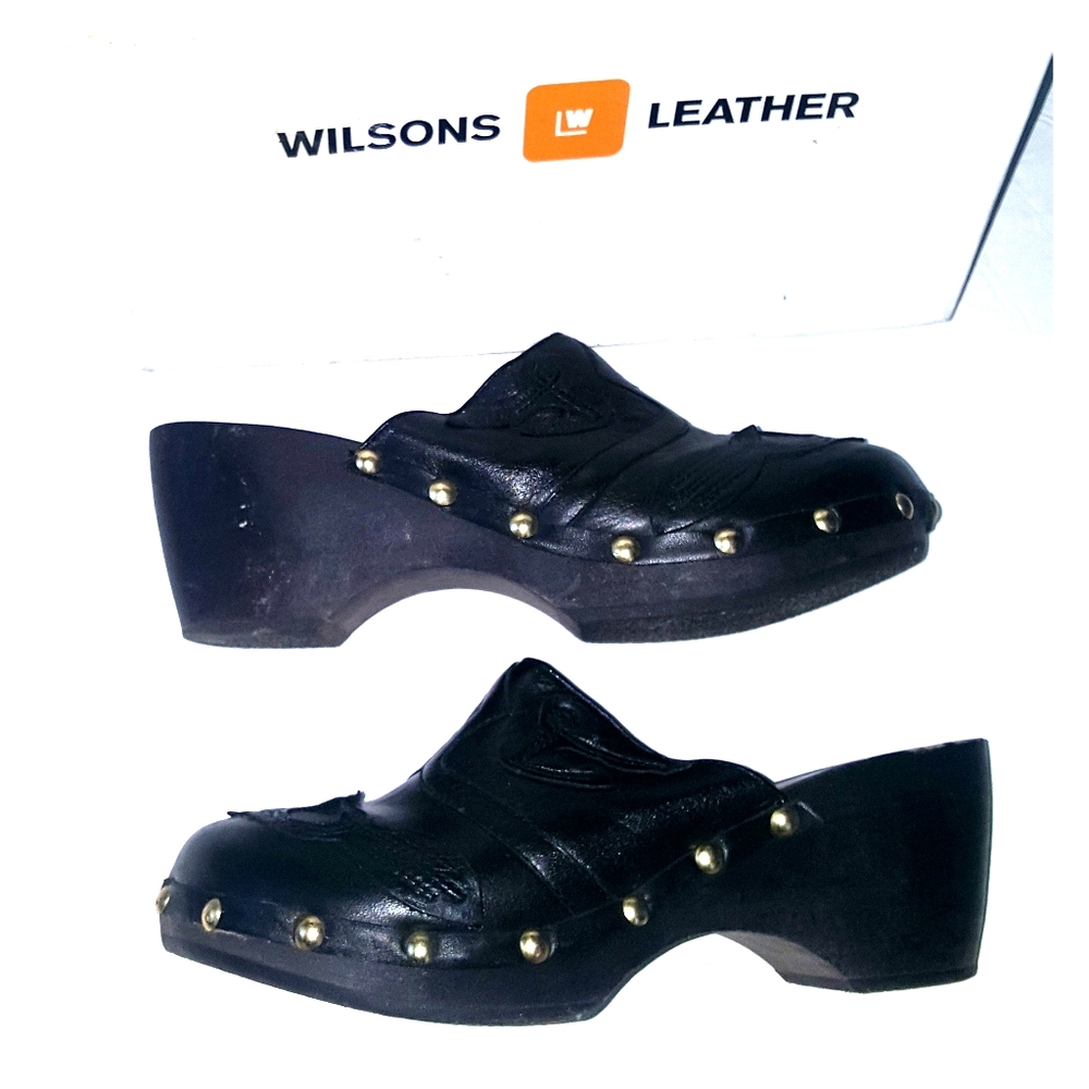 Wilson's Leather clogs size 9